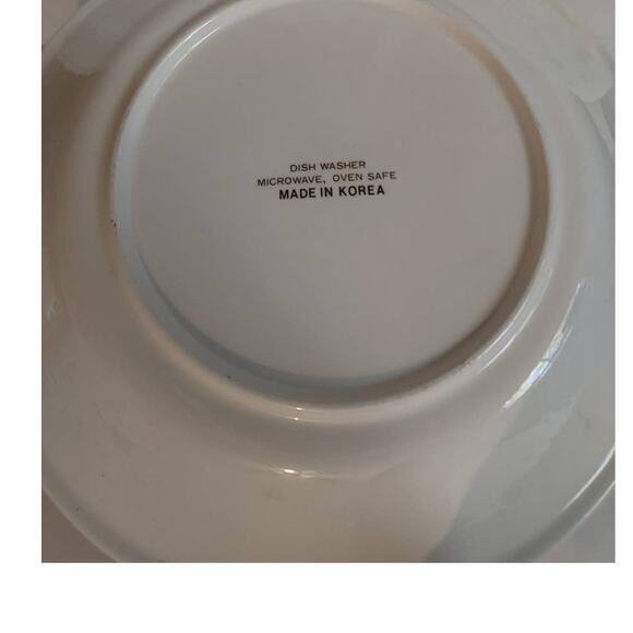 Vintage Cherry Pie Dish Ceramic 10" w/ Recipe - Picture 2 of 3